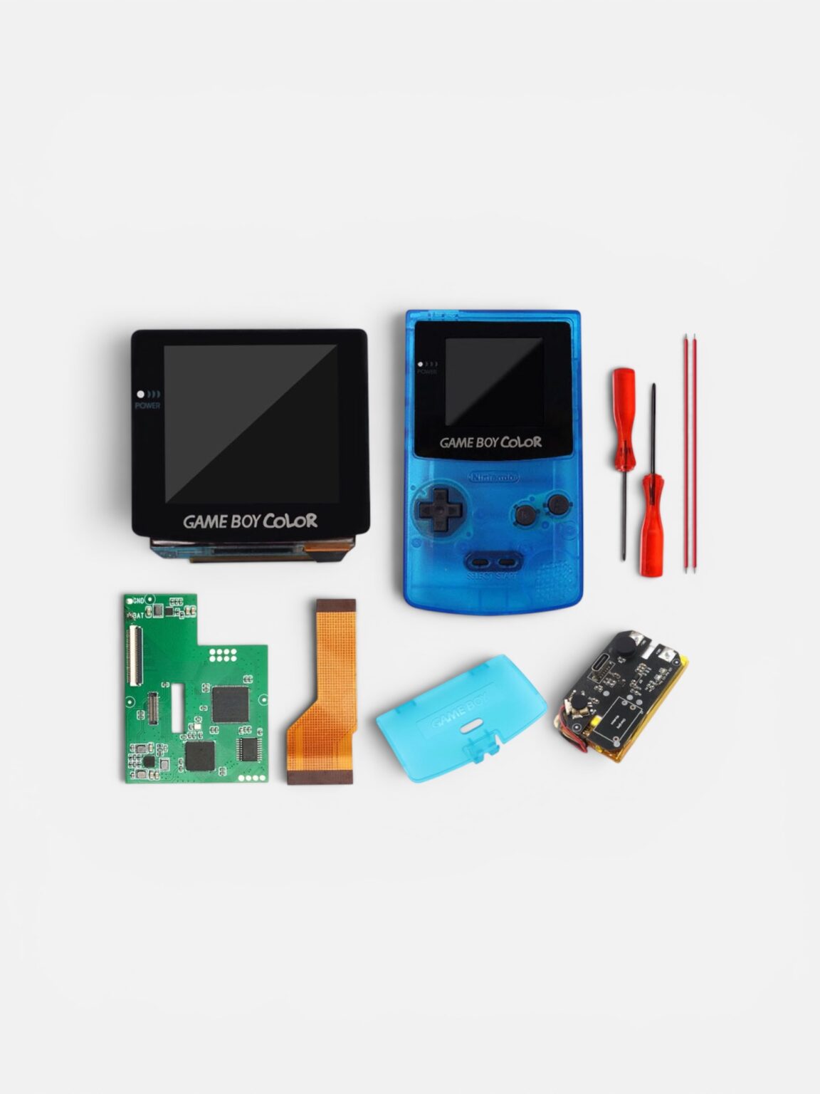 Touch Screen Mod Hispeedido GBC AMOLED Touch Screen Backlight Mod Kit (Soldering/Drop in ...