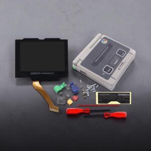 Hispeedido GBA SP V5 Laminated IPS LCD Backlight Mod Kit (Solder Free/Drop in Place)