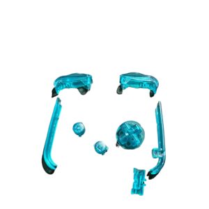 clear aqua blue gba button