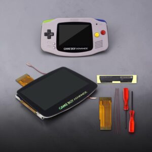 Hispeedido GBA V5 Laminated IPS LCD Backlight Mod Kit (Solder Free/Drop in Place)